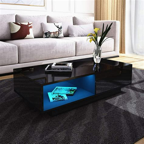 Cheap Black And White Coffee Table With Storage